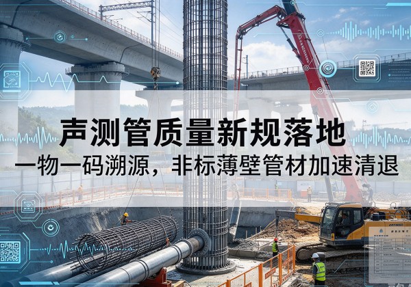 垣曲声测管质量新规落地，一物一码溯源，非标薄壁管材加速清退