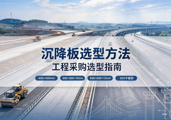 垣曲沉降板选择方法